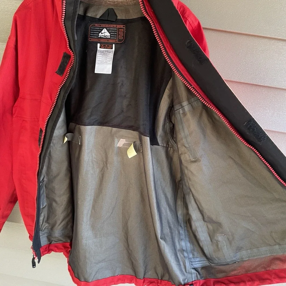 Vintage Nike ACG All Conditions Gear Jacket Men's Medium Red 90s Y2K
